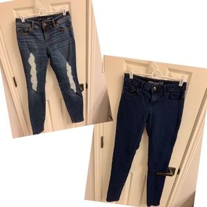 (2) INC BrAND skinny jeans.  Size 2.